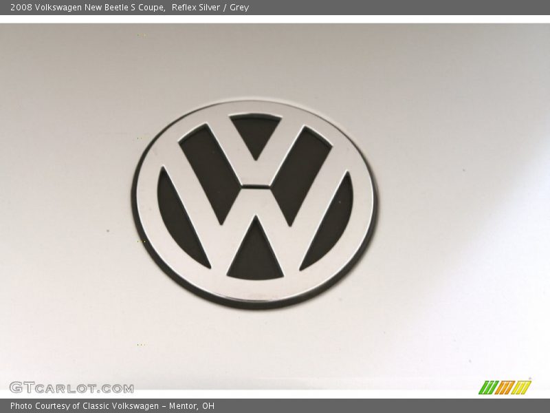 Reflex Silver / Grey 2008 Volkswagen New Beetle S Coupe