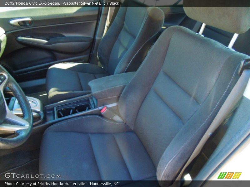 Alabaster Silver Metallic / Black 2009 Honda Civic LX-S Sedan