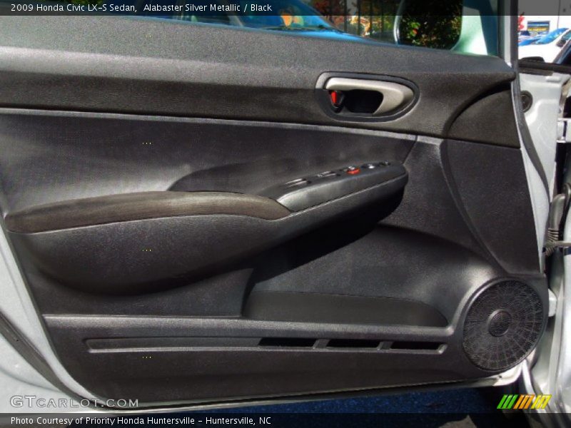 Alabaster Silver Metallic / Black 2009 Honda Civic LX-S Sedan