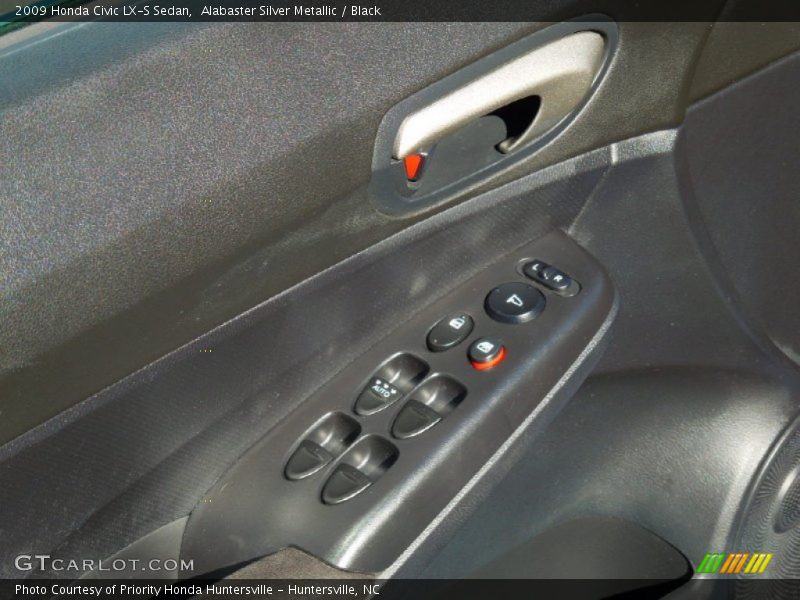 Alabaster Silver Metallic / Black 2009 Honda Civic LX-S Sedan