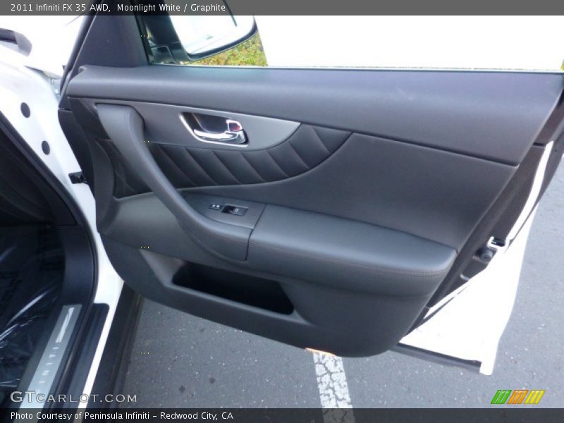 Moonlight White / Graphite 2011 Infiniti FX 35 AWD