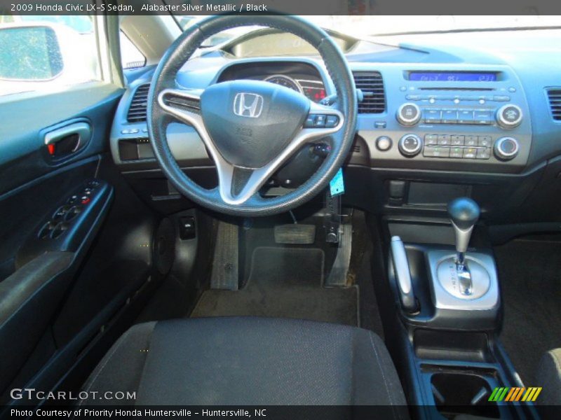 Alabaster Silver Metallic / Black 2009 Honda Civic LX-S Sedan