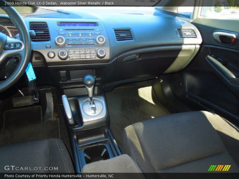 Alabaster Silver Metallic / Black 2009 Honda Civic LX-S Sedan