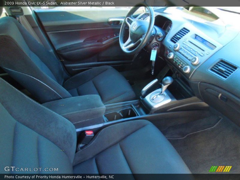 Alabaster Silver Metallic / Black 2009 Honda Civic LX-S Sedan