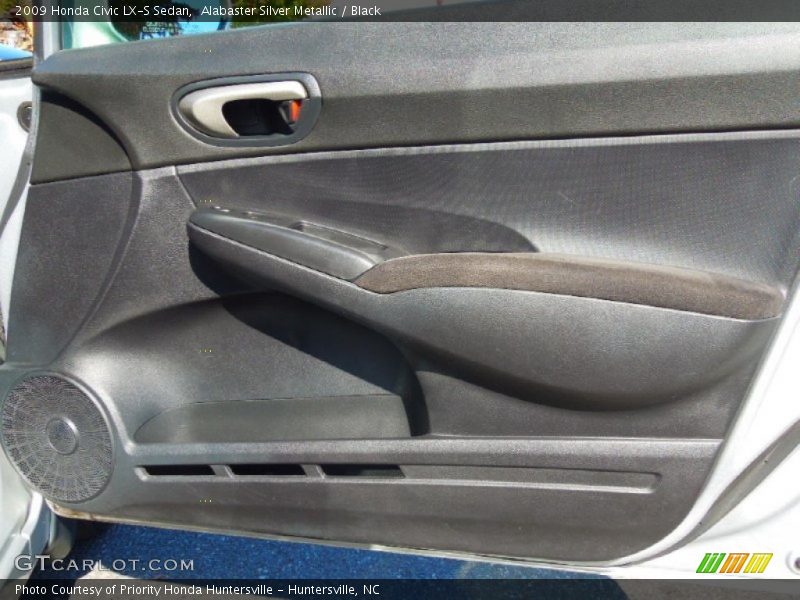 Alabaster Silver Metallic / Black 2009 Honda Civic LX-S Sedan