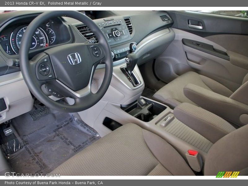 Polished Metal Metallic / Gray 2013 Honda CR-V EX