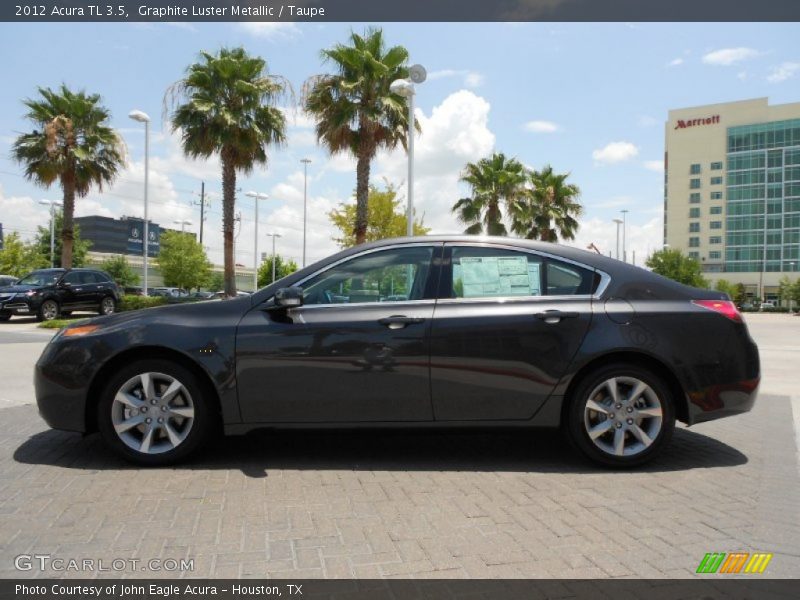 Graphite Luster Metallic / Taupe 2012 Acura TL 3.5