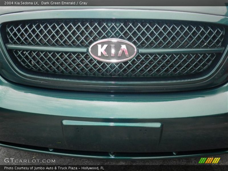 Dark Green Emerald / Gray 2004 Kia Sedona LX