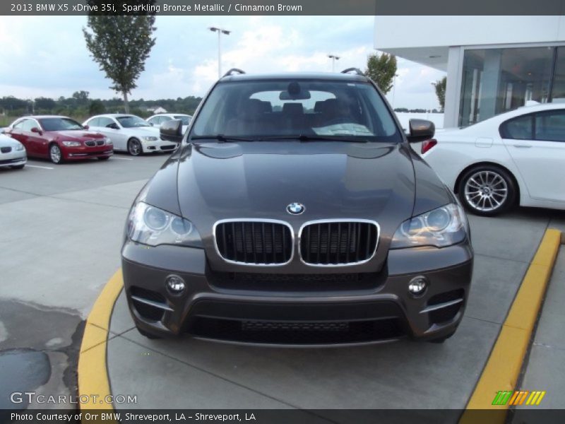 Sparkling Bronze Metallic / Cinnamon Brown 2013 BMW X5 xDrive 35i
