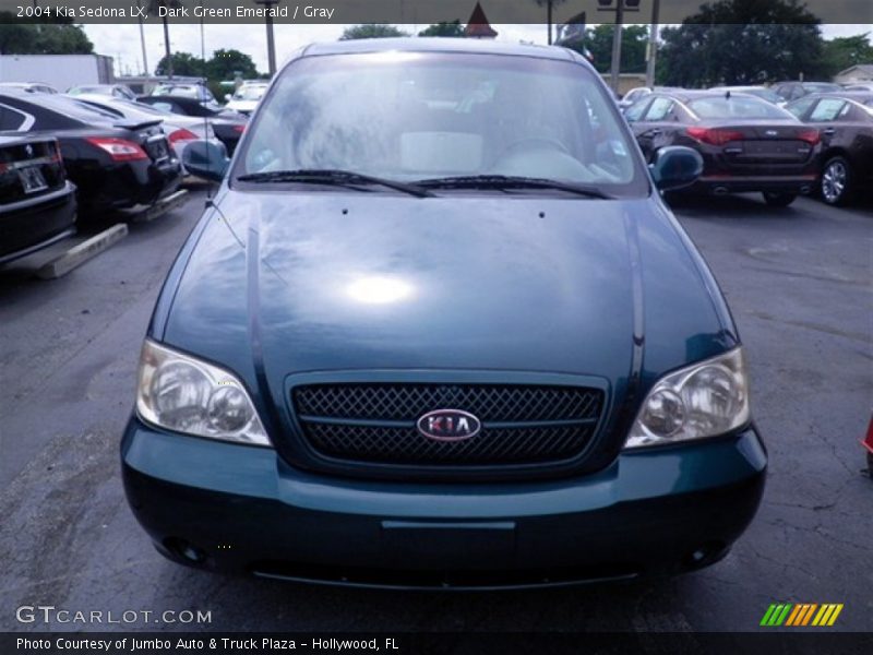 Dark Green Emerald / Gray 2004 Kia Sedona LX