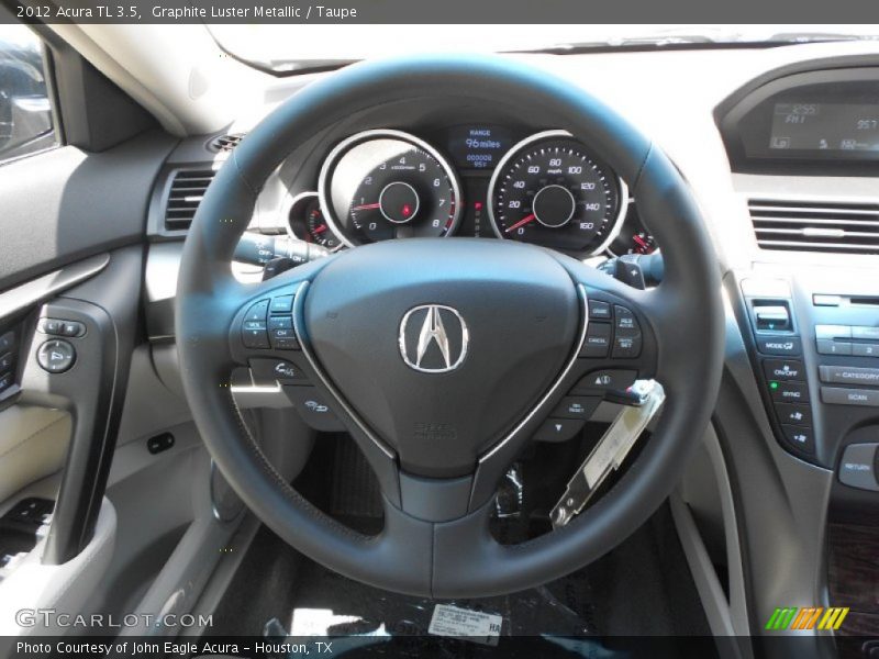Graphite Luster Metallic / Taupe 2012 Acura TL 3.5
