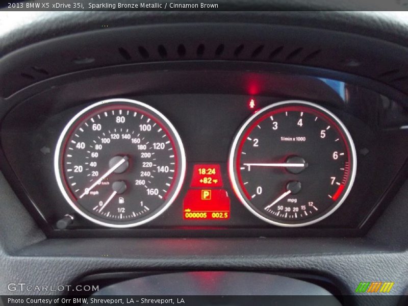 Sparkling Bronze Metallic / Cinnamon Brown 2013 BMW X5 xDrive 35i