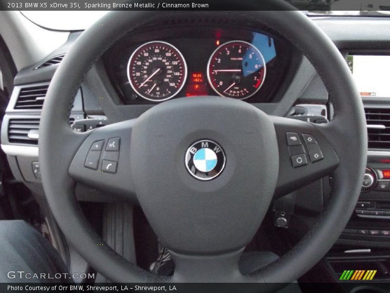 Sparkling Bronze Metallic / Cinnamon Brown 2013 BMW X5 xDrive 35i