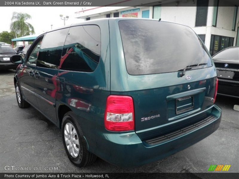 Dark Green Emerald / Gray 2004 Kia Sedona LX