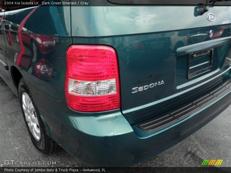 Dark Green Emerald / Gray 2004 Kia Sedona LX