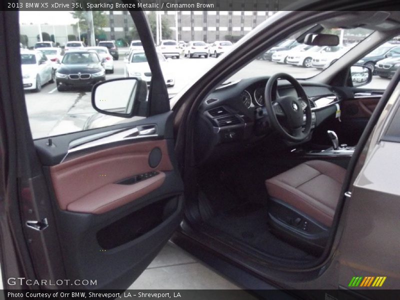Sparkling Bronze Metallic / Cinnamon Brown 2013 BMW X5 xDrive 35i