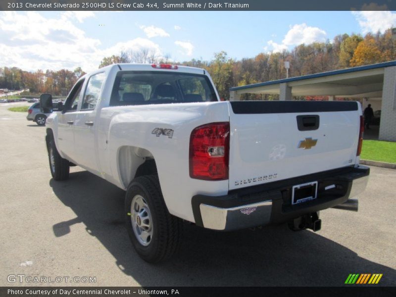 Summit White / Dark Titanium 2013 Chevrolet Silverado 2500HD LS Crew Cab 4x4
