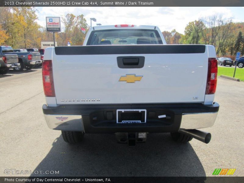 Summit White / Dark Titanium 2013 Chevrolet Silverado 2500HD LS Crew Cab 4x4