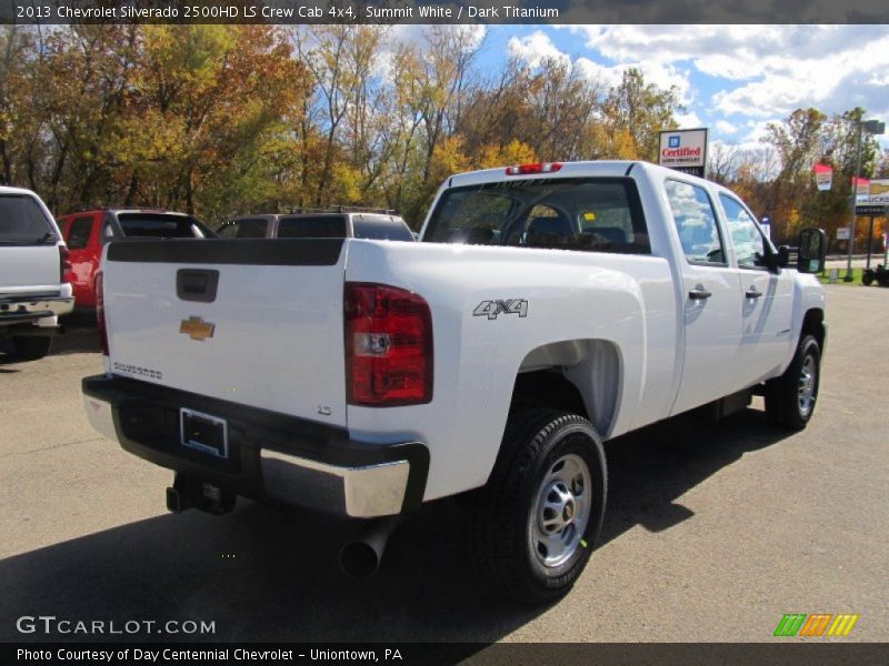 Summit White / Dark Titanium 2013 Chevrolet Silverado 2500HD LS Crew Cab 4x4