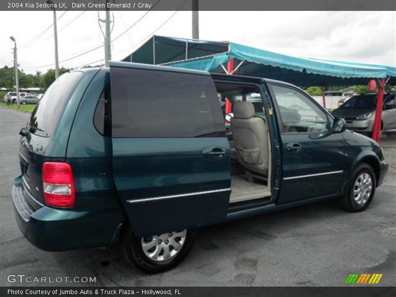 Dark Green Emerald / Gray 2004 Kia Sedona LX
