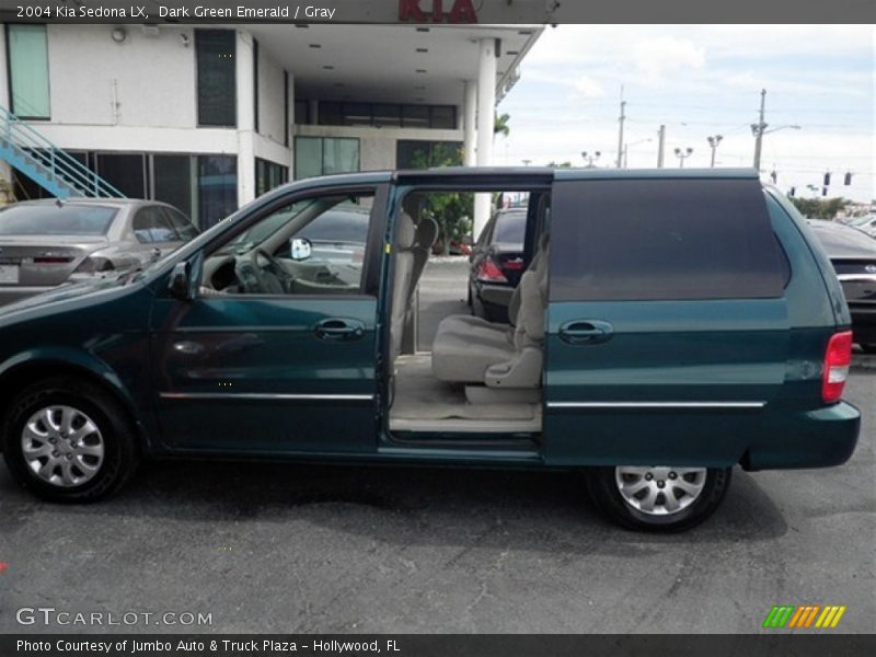 Dark Green Emerald / Gray 2004 Kia Sedona LX