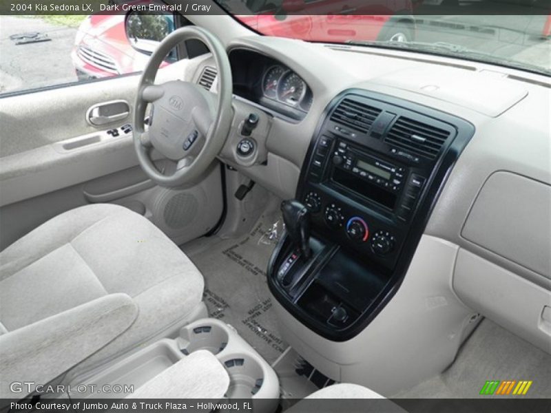 Dark Green Emerald / Gray 2004 Kia Sedona LX