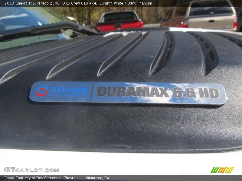 Summit White / Dark Titanium 2013 Chevrolet Silverado 2500HD LS Crew Cab 4x4