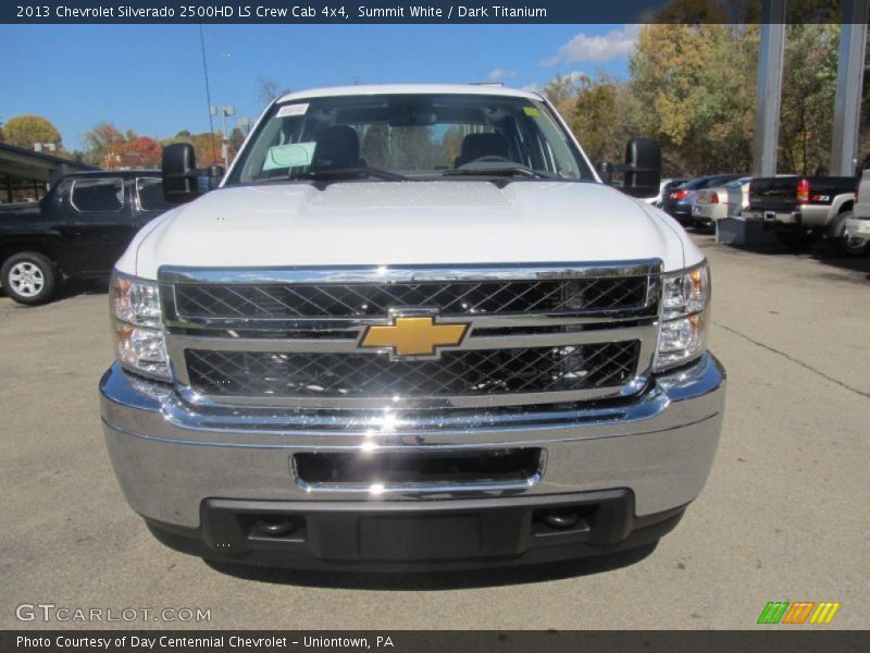 Summit White / Dark Titanium 2013 Chevrolet Silverado 2500HD LS Crew Cab 4x4