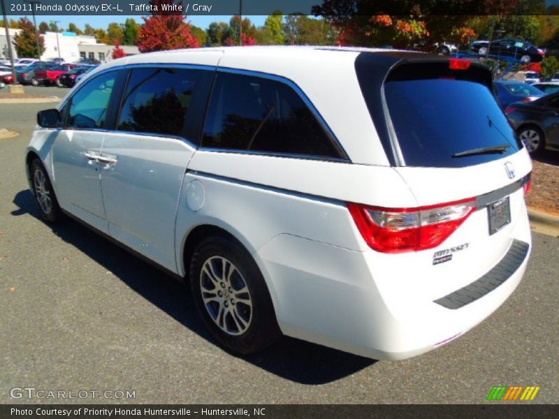 Taffeta White / Gray 2011 Honda Odyssey EX-L