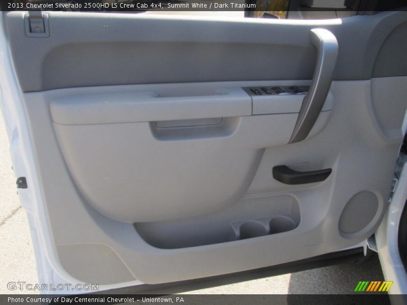 Summit White / Dark Titanium 2013 Chevrolet Silverado 2500HD LS Crew Cab 4x4