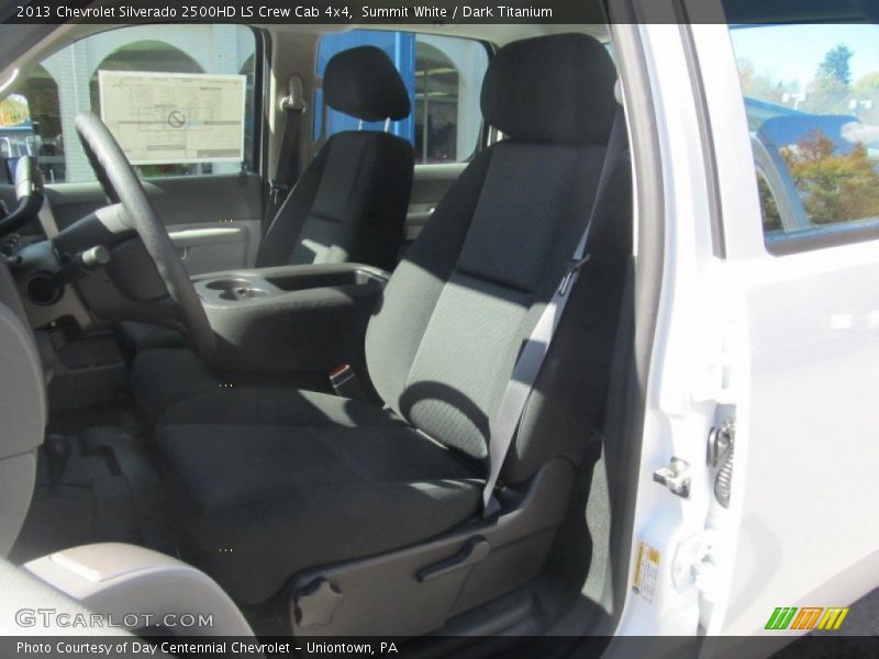 Summit White / Dark Titanium 2013 Chevrolet Silverado 2500HD LS Crew Cab 4x4