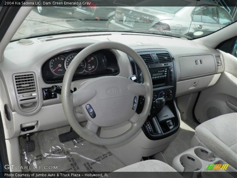 Dark Green Emerald / Gray 2004 Kia Sedona LX