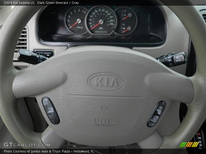 Dark Green Emerald / Gray 2004 Kia Sedona LX