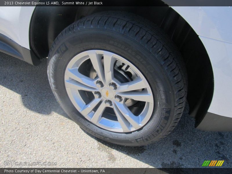 Summit White / Jet Black 2013 Chevrolet Equinox LS AWD