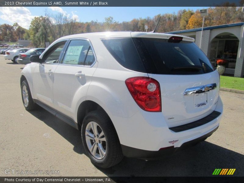 Summit White / Jet Black 2013 Chevrolet Equinox LS AWD