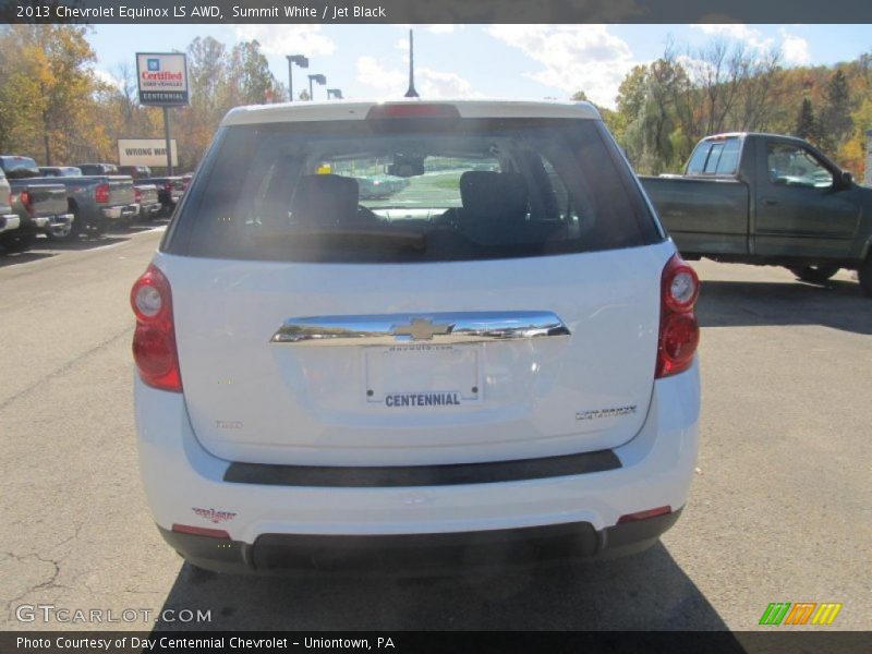 Summit White / Jet Black 2013 Chevrolet Equinox LS AWD