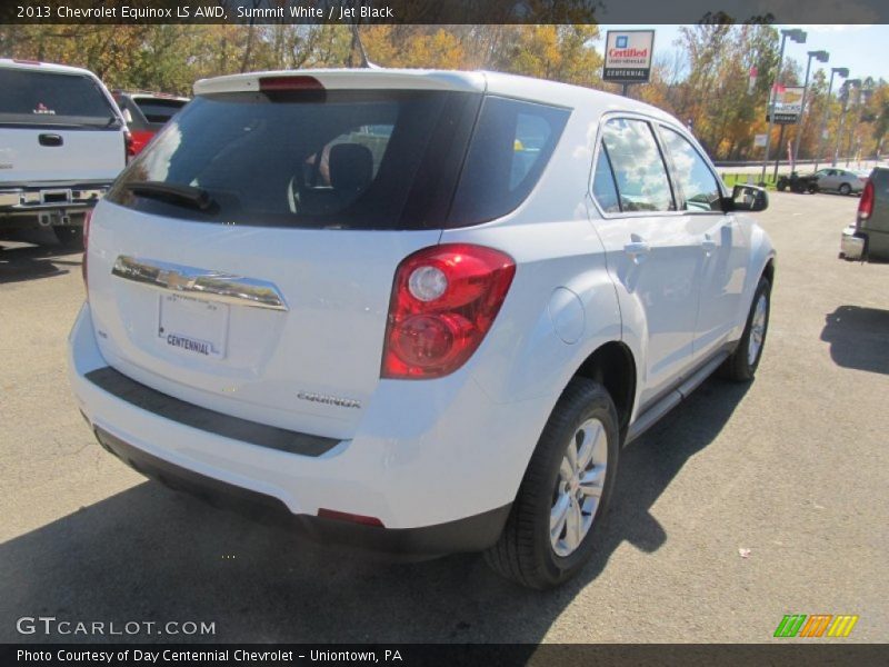Summit White / Jet Black 2013 Chevrolet Equinox LS AWD