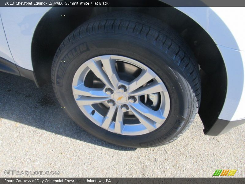 Summit White / Jet Black 2013 Chevrolet Equinox LS AWD