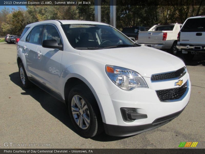 Summit White / Jet Black 2013 Chevrolet Equinox LS AWD