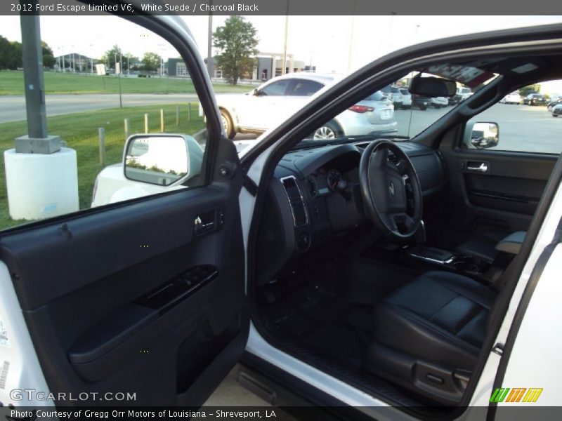 White Suede / Charcoal Black 2012 Ford Escape Limited V6