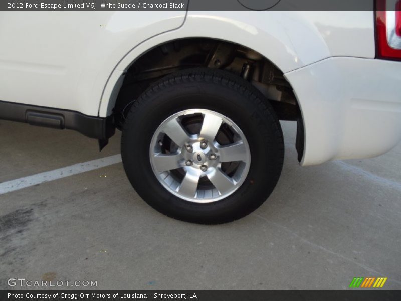 White Suede / Charcoal Black 2012 Ford Escape Limited V6