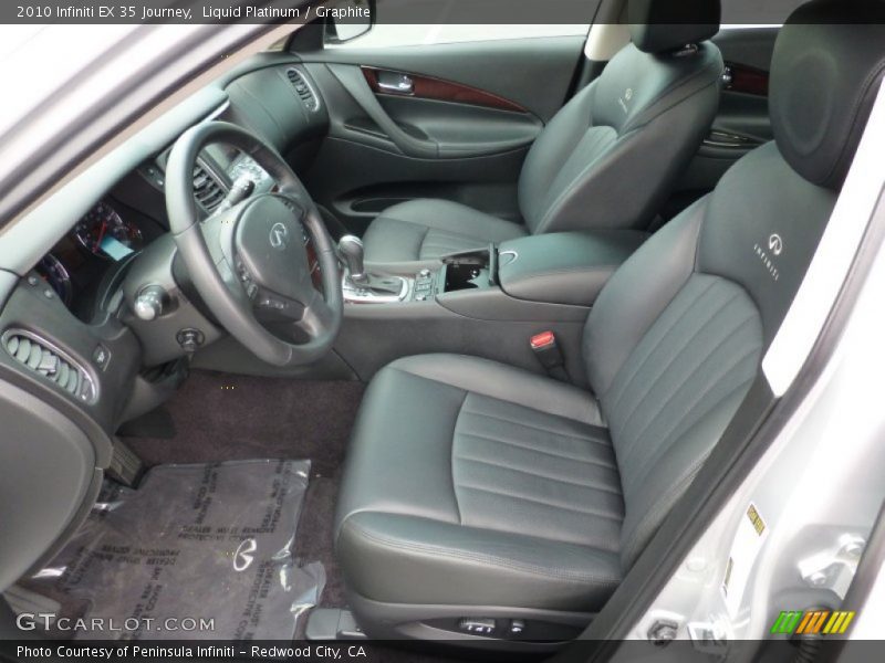 Liquid Platinum / Graphite 2010 Infiniti EX 35 Journey