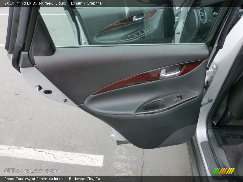 Liquid Platinum / Graphite 2010 Infiniti EX 35 Journey