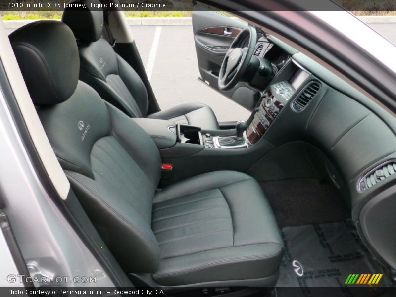 Liquid Platinum / Graphite 2010 Infiniti EX 35 Journey