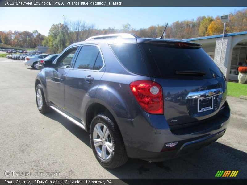 Atlantis Blue Metallic / Jet Black 2013 Chevrolet Equinox LT AWD