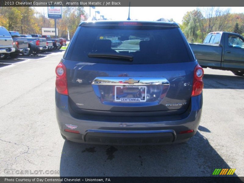 Atlantis Blue Metallic / Jet Black 2013 Chevrolet Equinox LT AWD