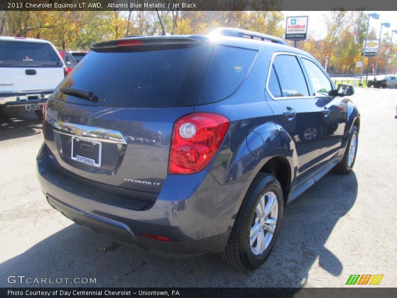 Atlantis Blue Metallic / Jet Black 2013 Chevrolet Equinox LT AWD