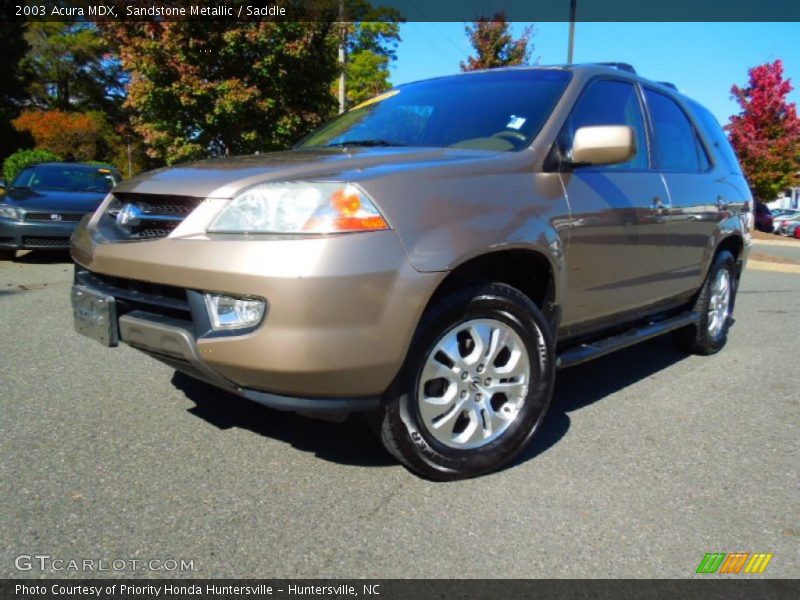 Sandstone Metallic / Saddle 2003 Acura MDX