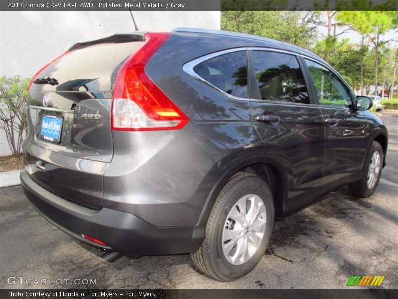 Polished Metal Metallic / Gray 2013 Honda CR-V EX-L AWD