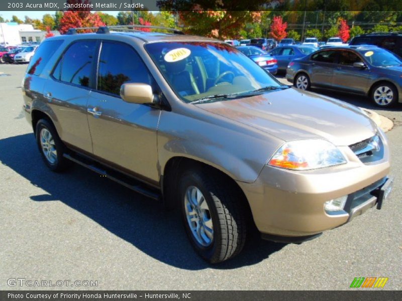 Sandstone Metallic / Saddle 2003 Acura MDX